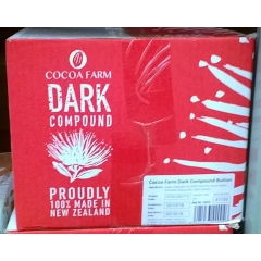 Cocoa Farms Dark, Milk or White Compound Chocolate Buttons. 10kg.